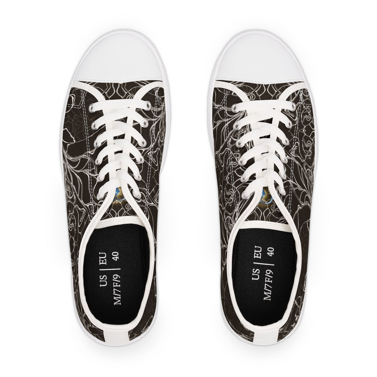 ELEMENTAL VISION Dark Choc Brown ~ Low-Top Sneakers for Women