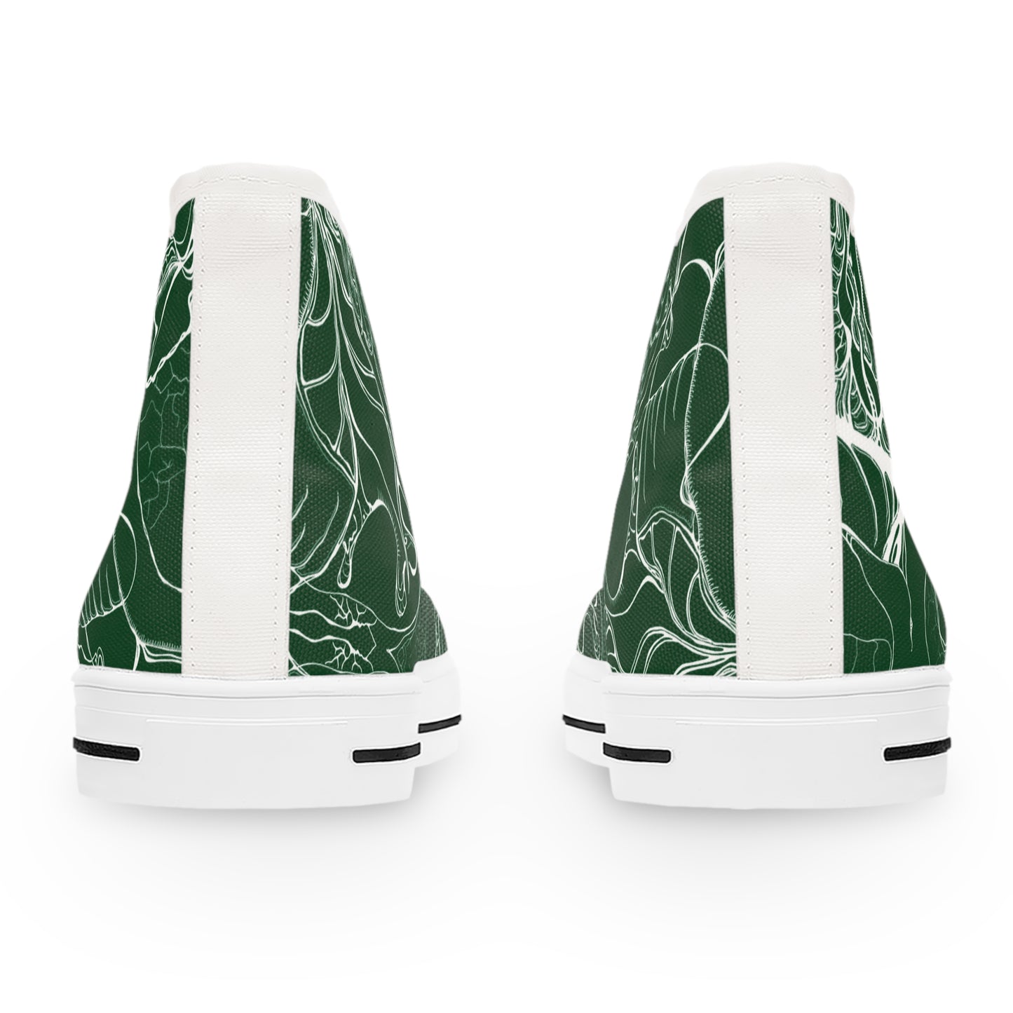 ELEMENTAL VISION Forest Green ~ High-Top Sneakers for Women