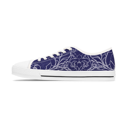 ELEMENTAL VISION Midnight Blue ~ Low-Top Sneakers for Women
