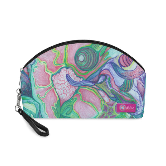 ELEMENTAL GARDEN | Makeup Versatile Assessory Bag | Radiant Pouch | NATURE'S BLOSSOMS