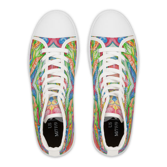 CELEBRATION | High-Top Sneakers | For Women | BUBBLING LIGHT