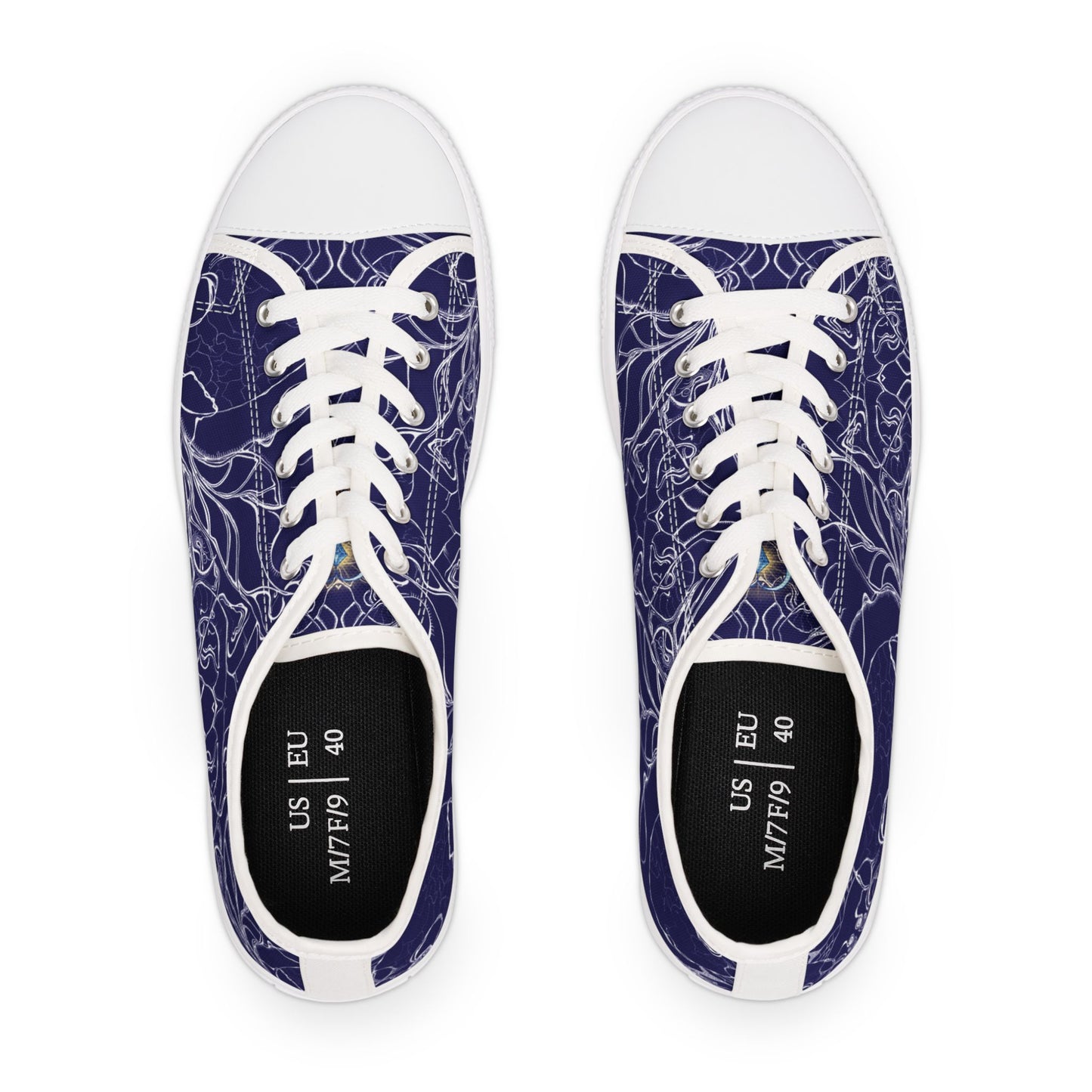 ELEMENTAL VISION Midnight Blue ~ Low-Top Sneakers for Women