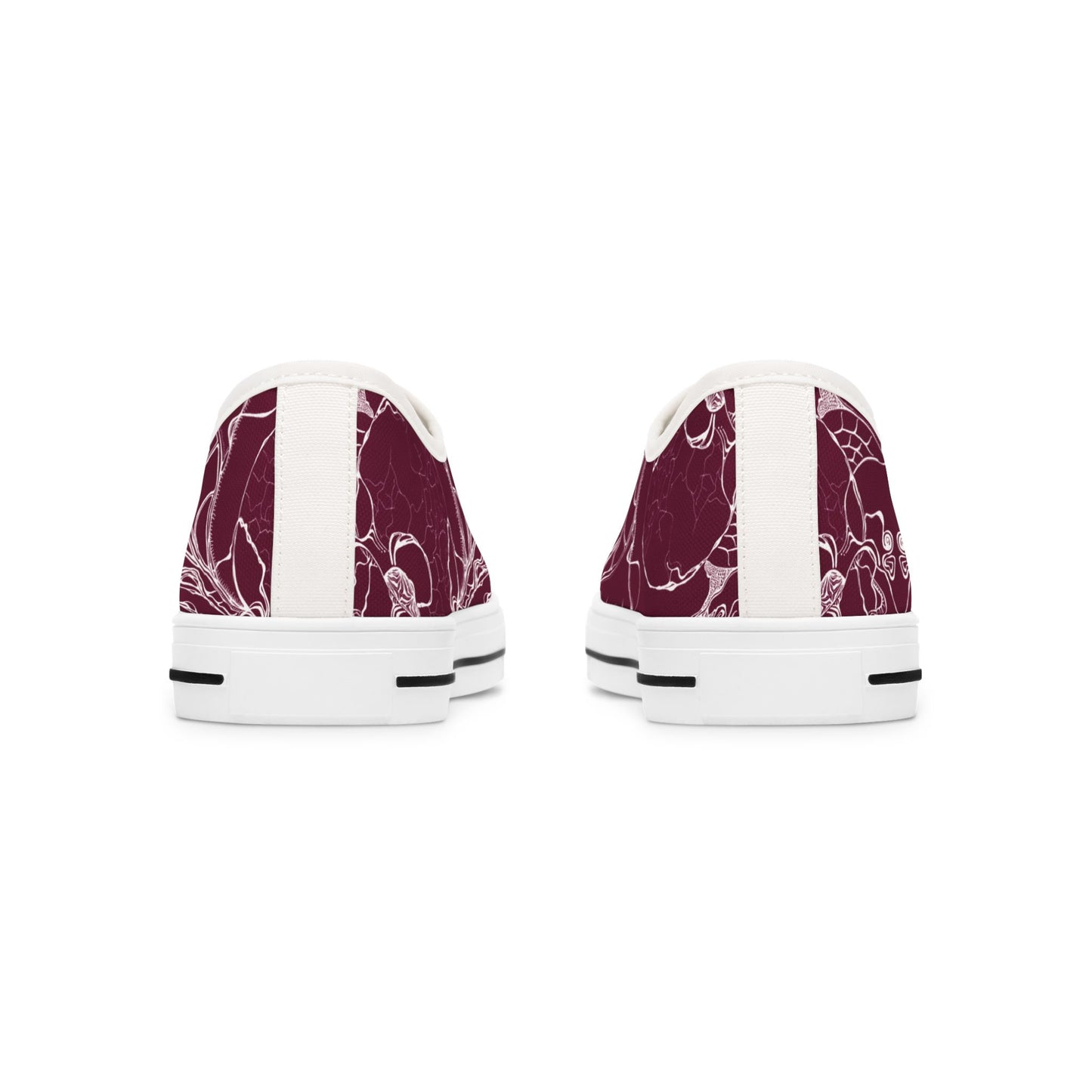 ELEMENTAL VISION Burgundy ~ Low-Top Sneakers for Women