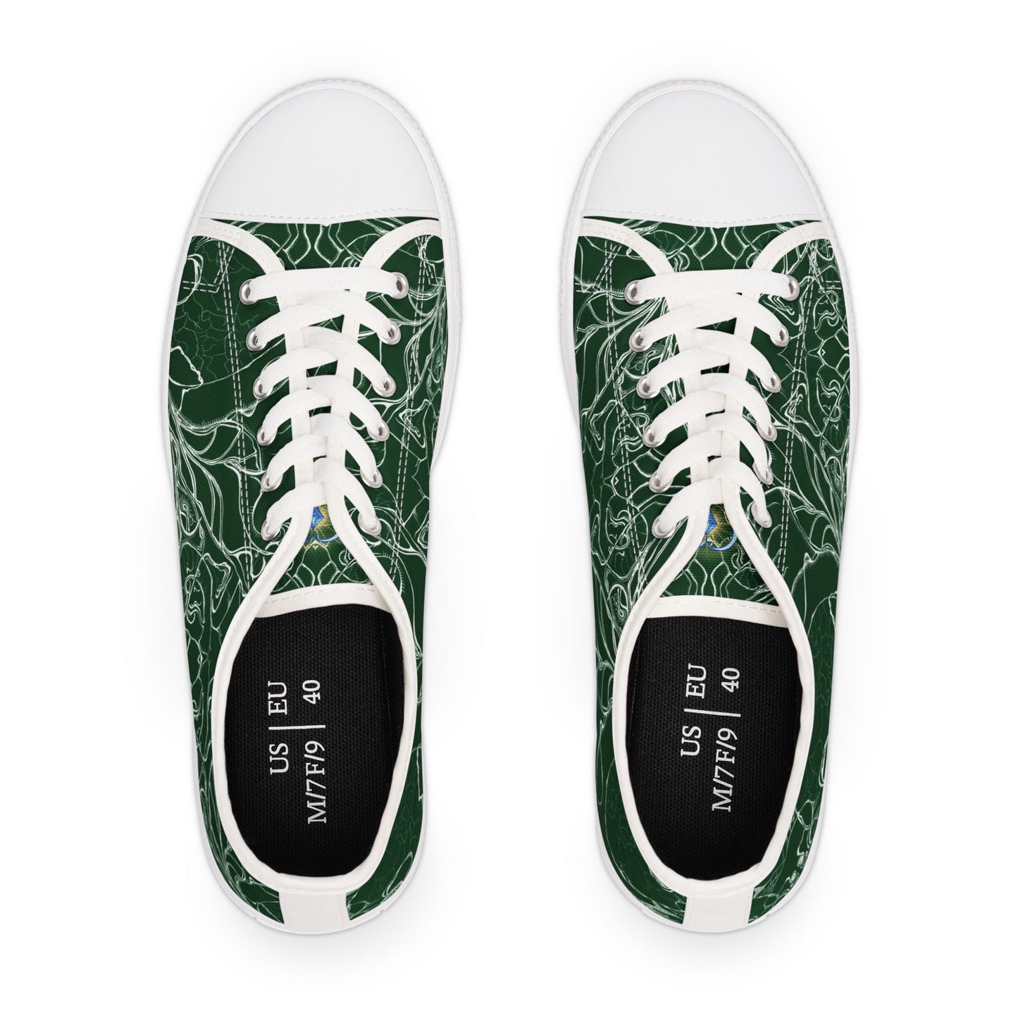ELEMENTAL VISION Forest Green Low-Top Sneakers for women