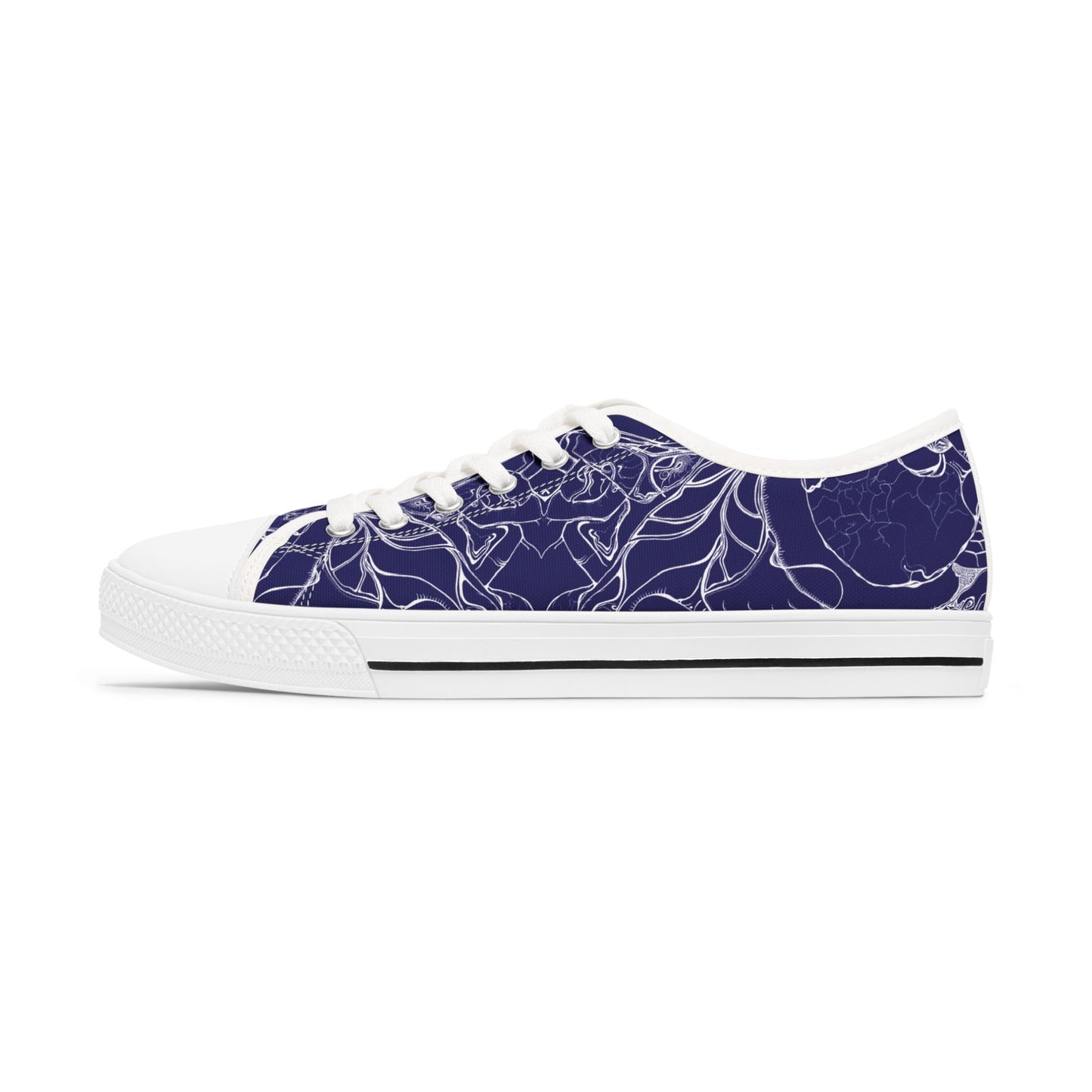ELEMENTAL VISION Midnight Blue ~ Low-Top Sneakers for Women