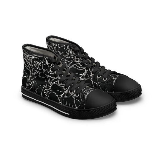 ELEMENTAL VISION Black ~ High-Top Sneakers for Women