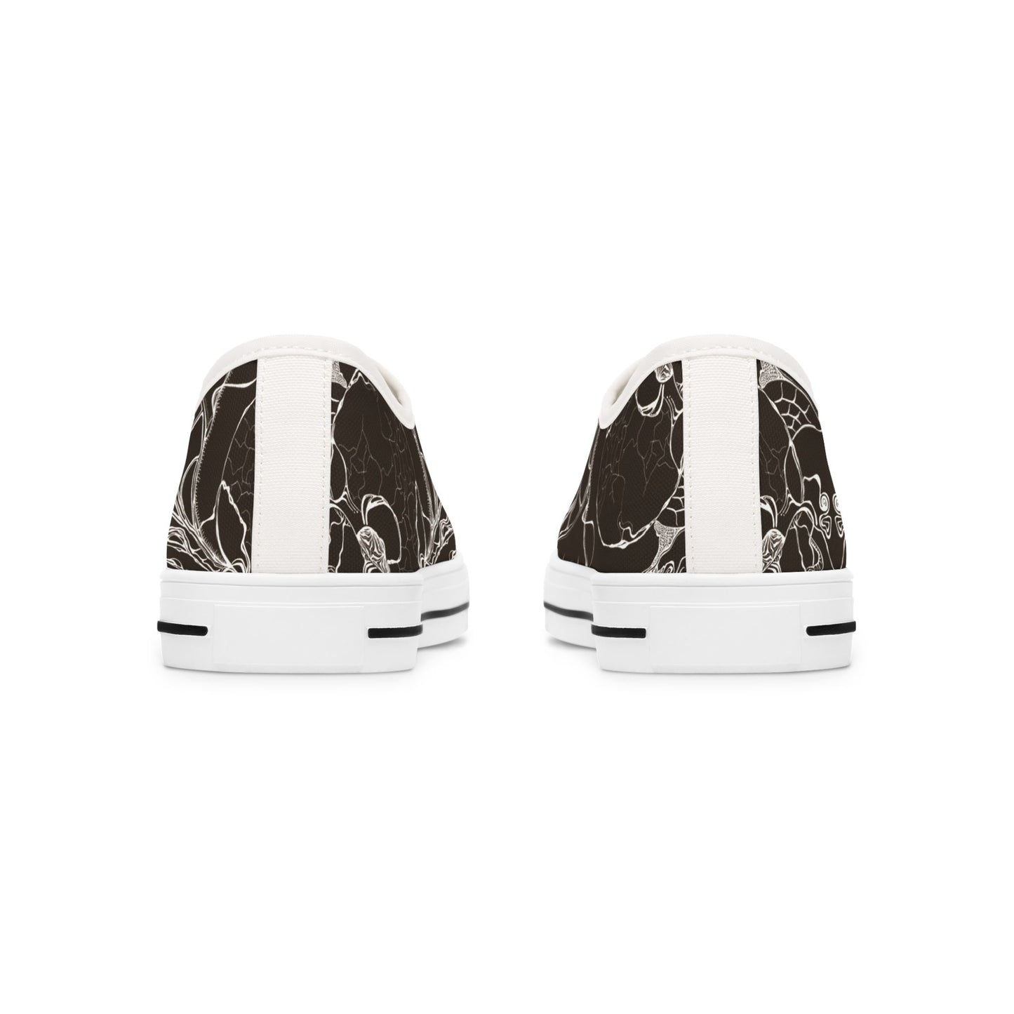 ELEMENTAL VISION Dark Choc Brown ~ Low-Top Sneakers for Women