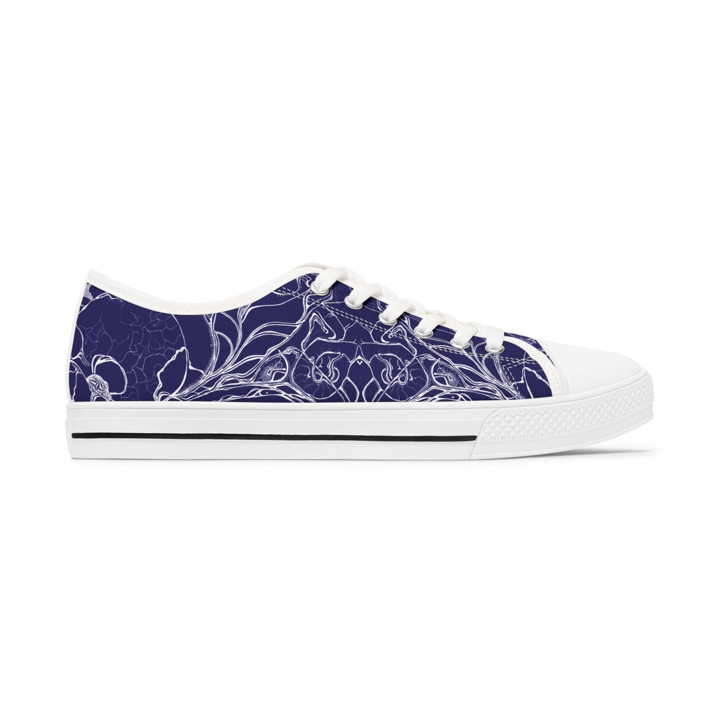 ELEMENTAL VISION Midnight Blue ~ Low-Top Sneakers for Women