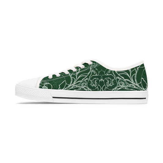 ELEMENTAL VISION Forest Green Low-Top Sneakers for women