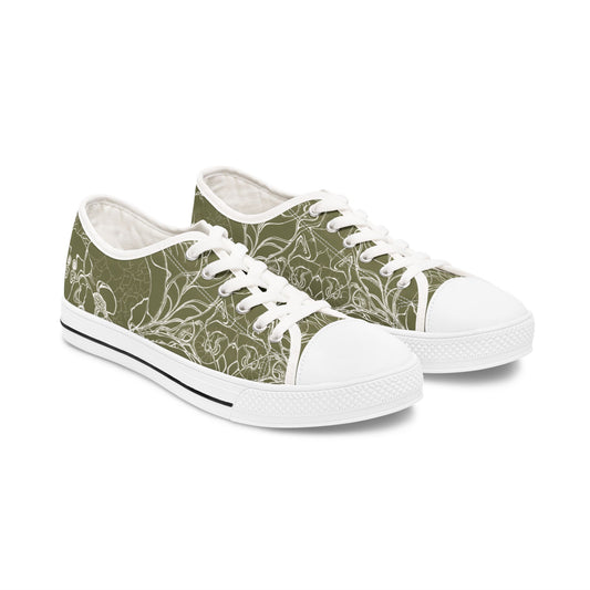ELEMENTAL VISION Khaki ~ Low-Top Sneakers for Women