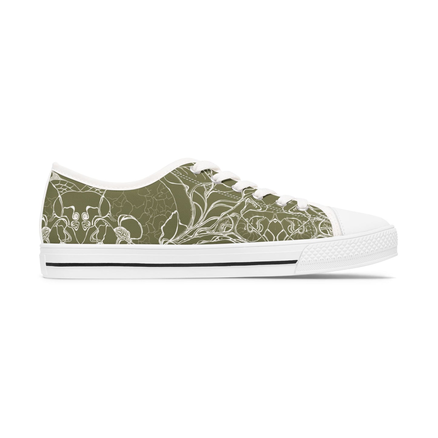 ELEMENTAL VISION Khaki ~ Low-Top Sneakers for Women