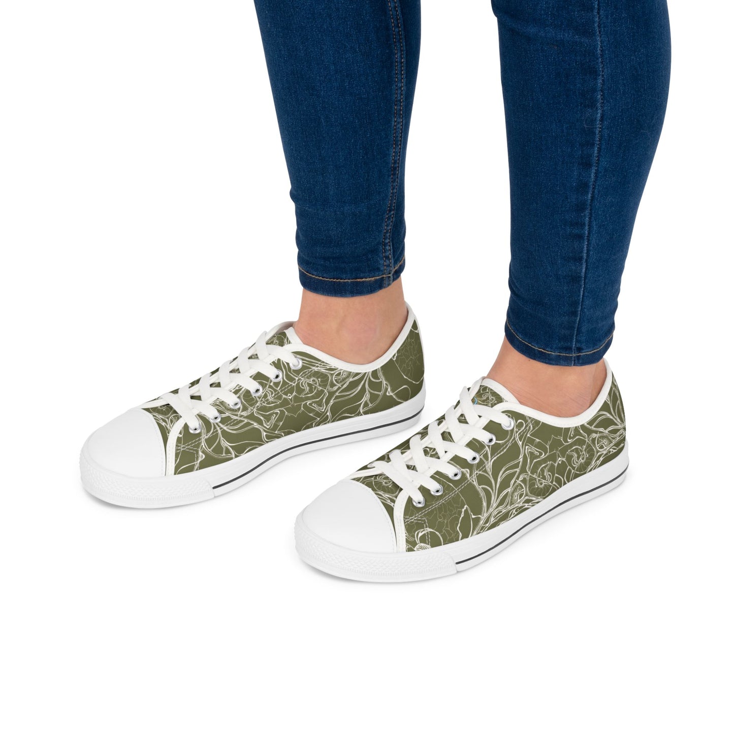 ELEMENTAL VISION Khaki ~ Low-Top Sneakers for Women