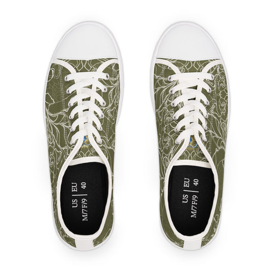 ELEMENTAL VISION Khaki ~ Low-Top Sneakers for Women