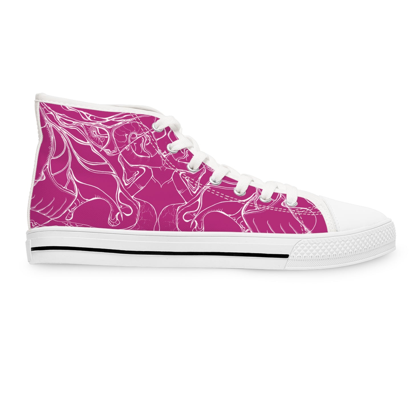 ELEMENTAL VISION Pink ~ High-Top Sneakers for Women