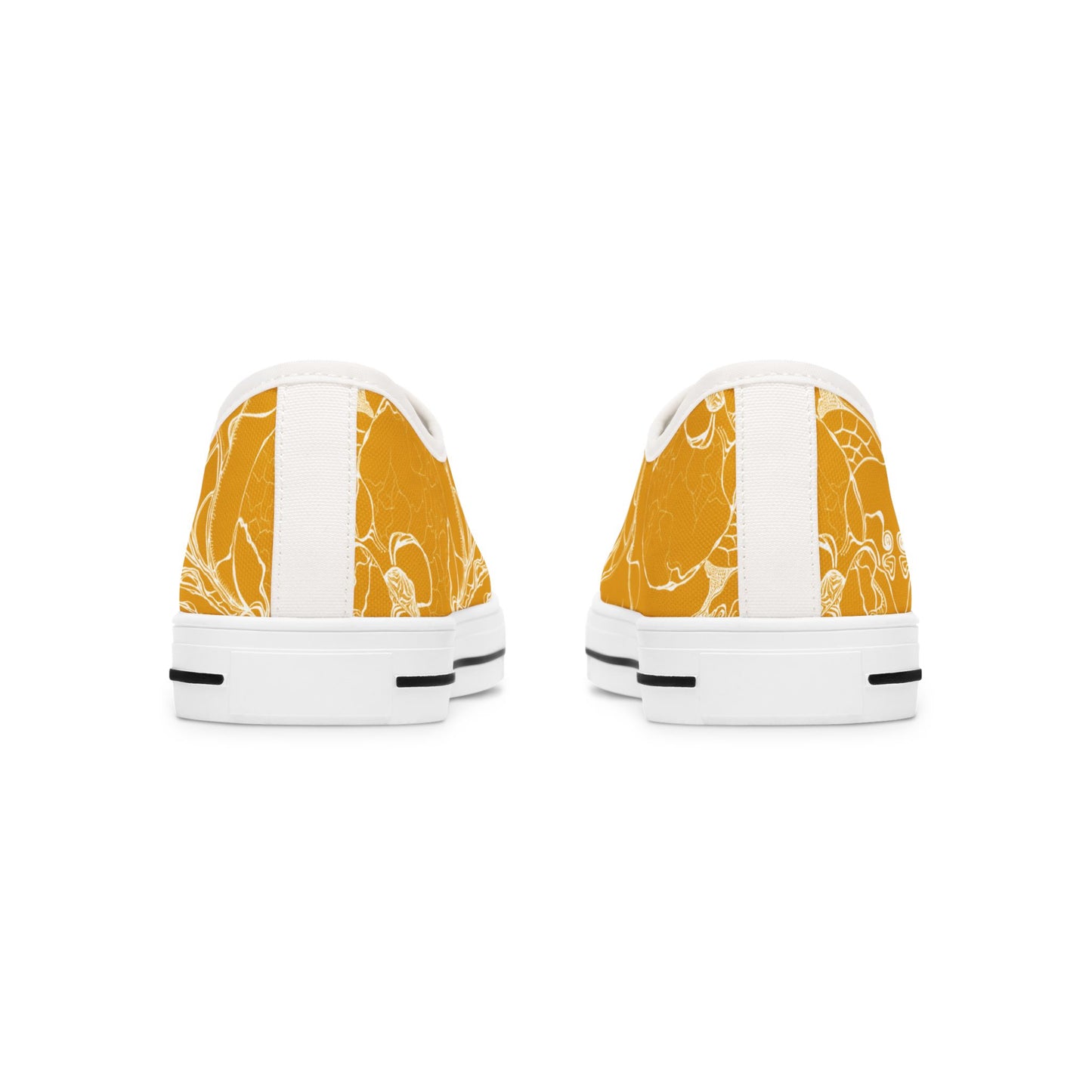 ELEMENTAL VISION Mustard Yellow ~ Low-Top Sneakers for Women