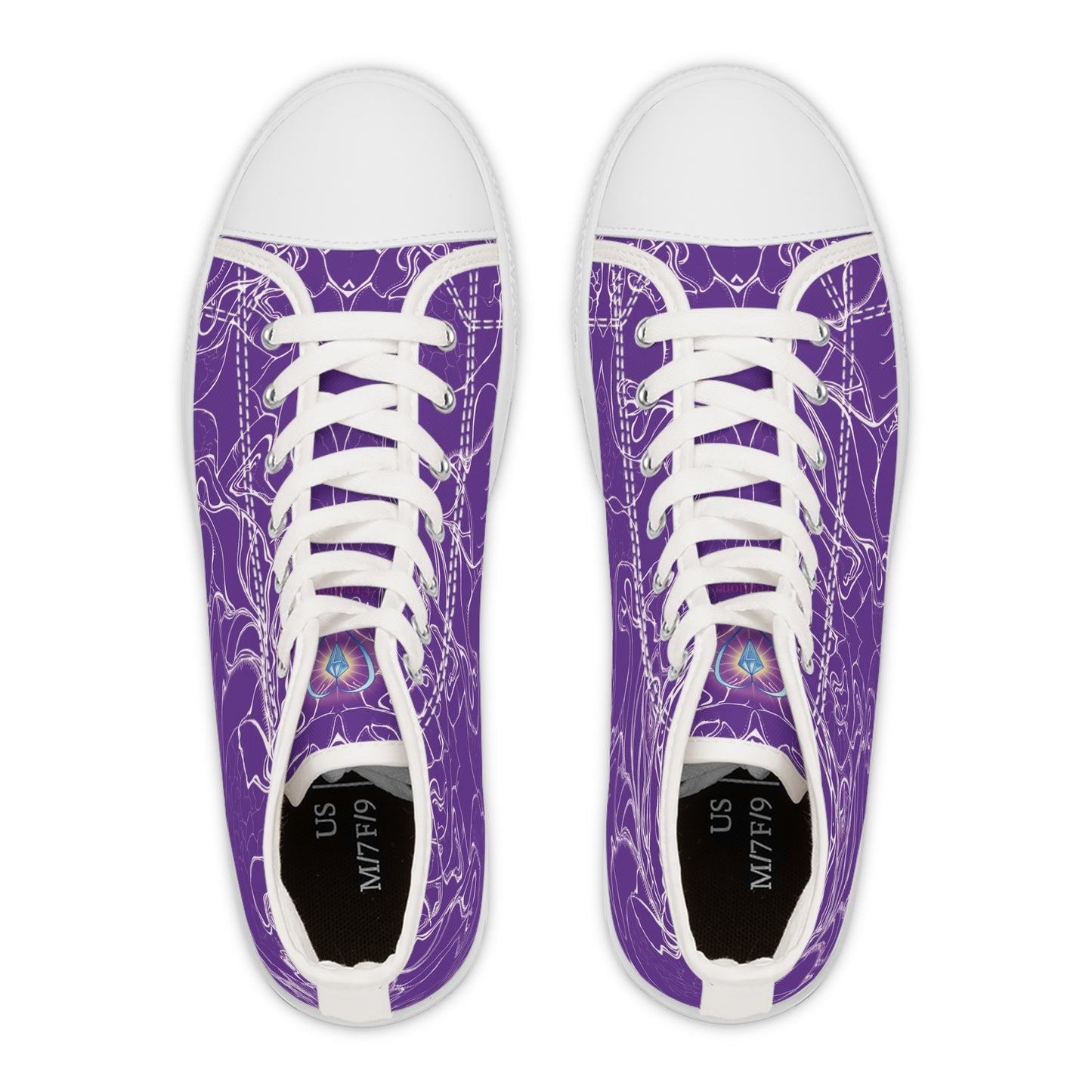 ELEMENTAL VISION Violet Light ~ High-Top Sneakers for Women