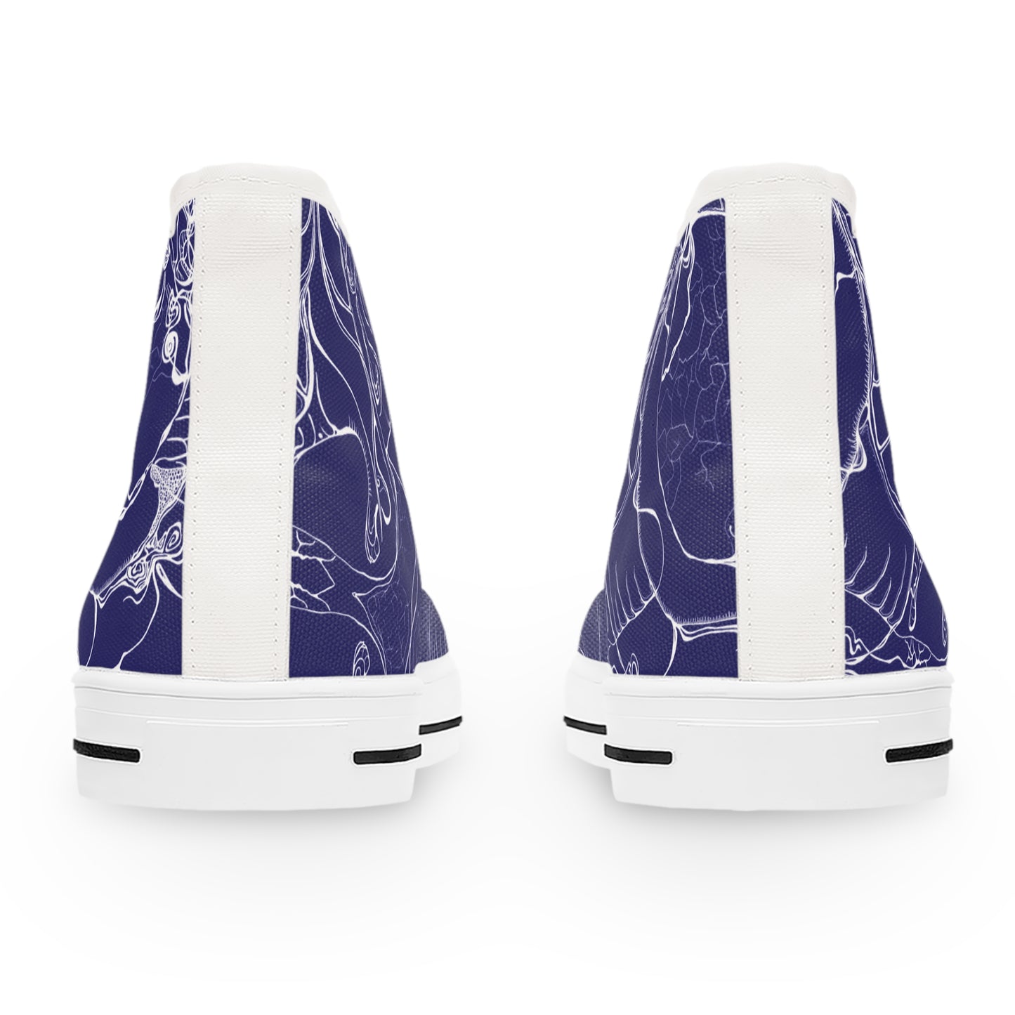 ELEMENTAL VISION Midnight Blue ~ High-Top Sneakers for Women