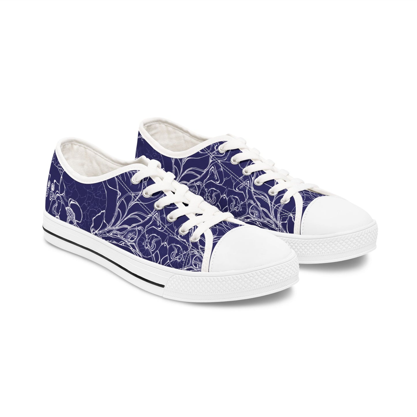 ELEMENTAL VISION Midnight Blue ~ Low-Top Sneakers for Women
