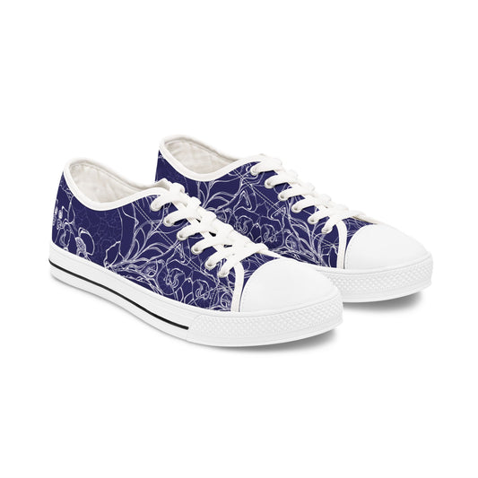 ELEMENTAL VISION Midnight Blue ~ Low-Top Sneakers for Women