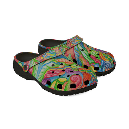 CELEBRATION | Unisex Rubber Clogs | For Adults | BUBBLING LIGHT