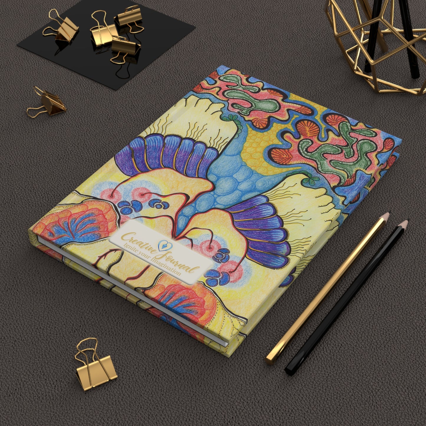 FERTILITY WINGS ~ Creative Journal | A5 Hardcover Lined Notebook | Original Series