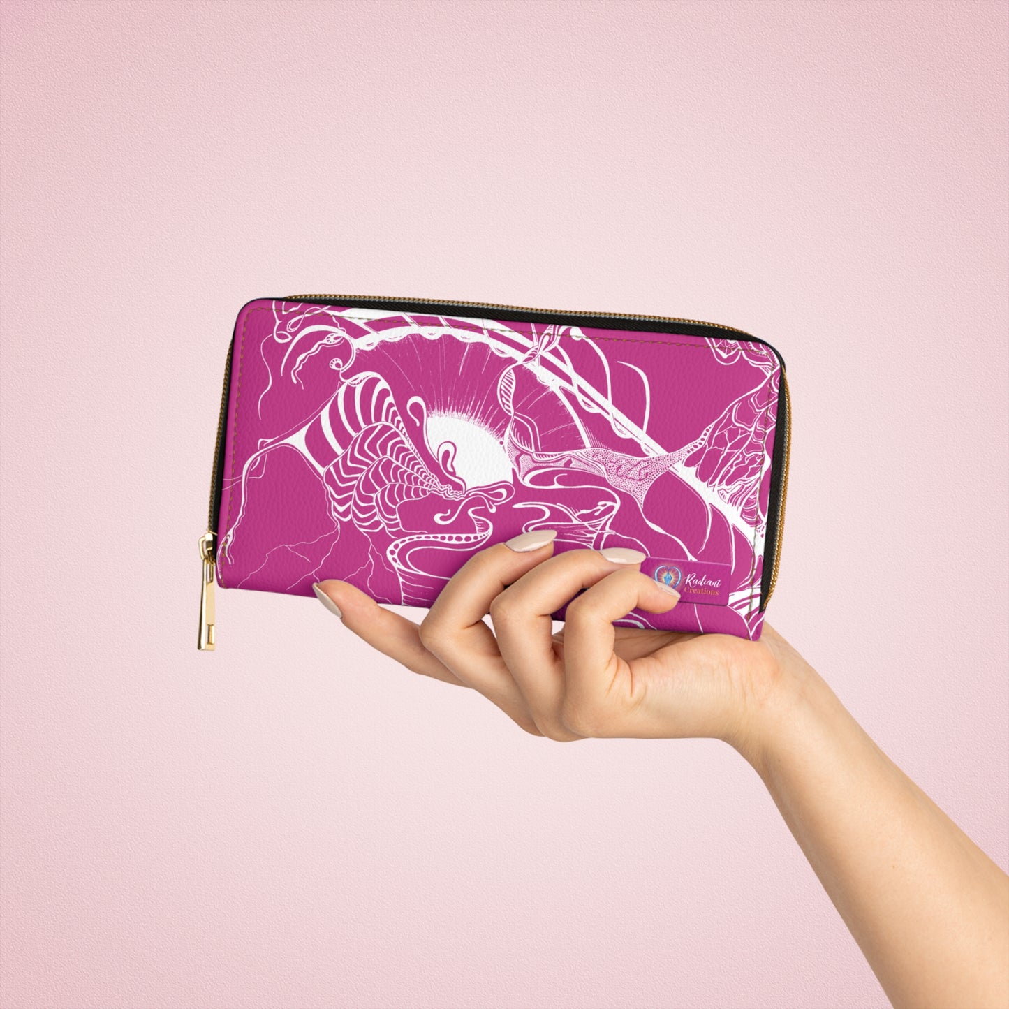 ELEMENTAL VISION | Zipper Wallet | PINK SINCERE