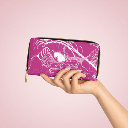 ELEMENTAL VISION | Zipper Wallet | PINK SINCERE