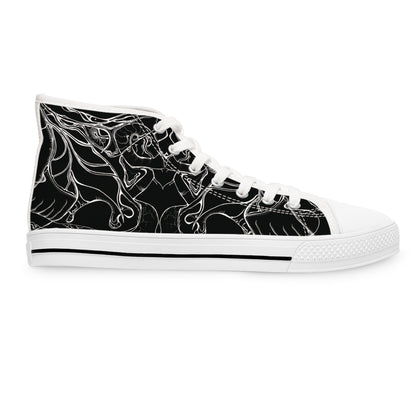 ELEMENTAL VISION Black ~ High-Top Sneakers for Women