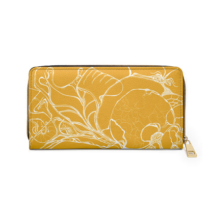 Elemental Vision | Zipper Wallet | Mustard Yellow Brilliance