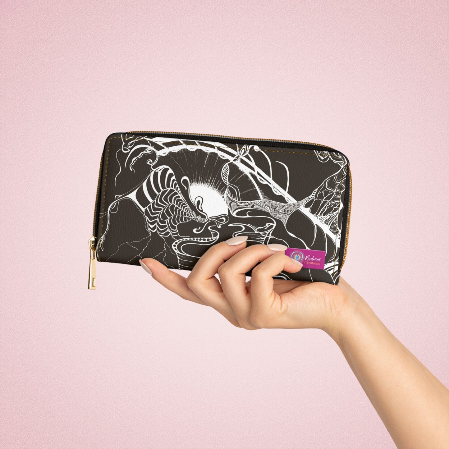 Elemental Vision | Zipper Wallet | Dark Choc Brown Comfort