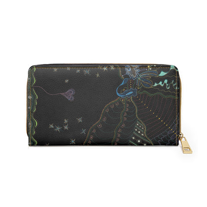 LIGHTS UP ~ Zipper Wallet | Radiant Pouch | Creative Abundance & Prosperity | Living Stories of Light