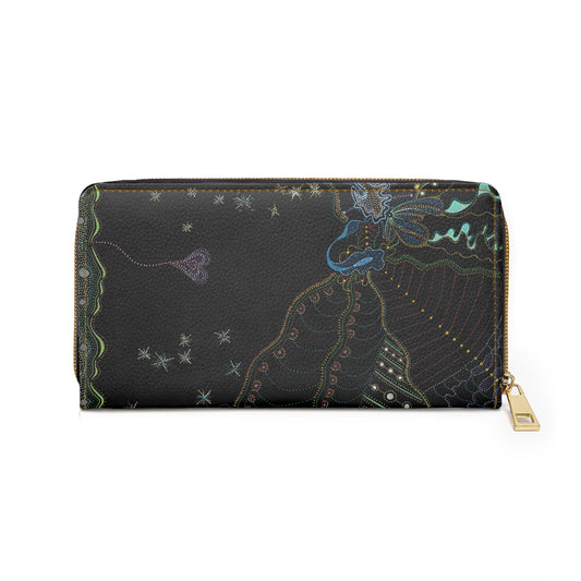 LIGHTS UP ~ Zipper Wallet | Radiant Pouch | Creative Abundance & Prosperity | Living Stories of Light