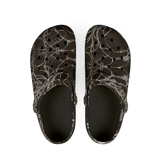 ELEMENTAL VISION | Unisex Rubber Clogs | For Adults | DARK CHOC BROWN COMFORT