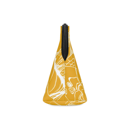 ELEMENTAL VISION | Makeup Bag | Versatile Accessory Radiant Pouch | MUSTARD YELLOW BRILLIANCE