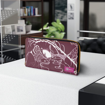 ELEMENTAL VISION | Zipper Wallet | BURGUNDY TRUST