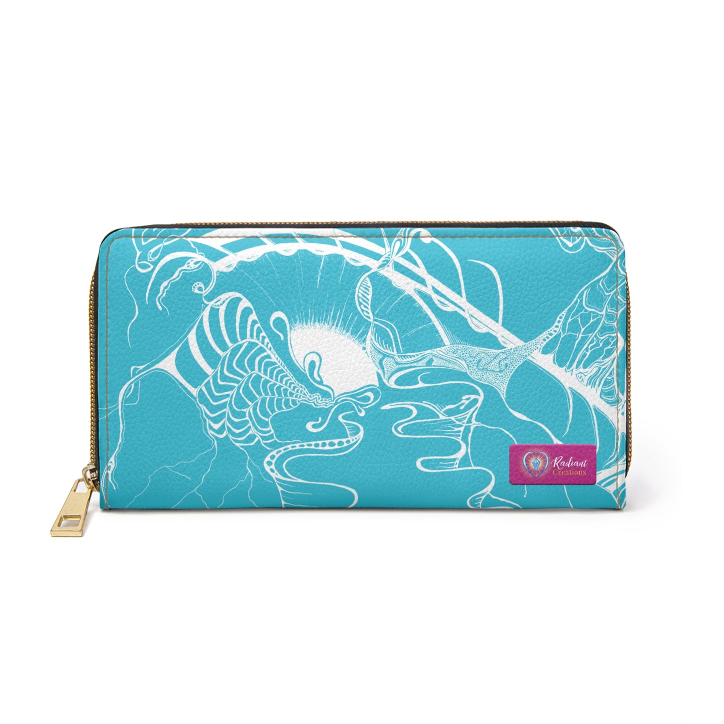 ELEMENTAL VISION | Zipper Wallet | TEAL BRIGHT