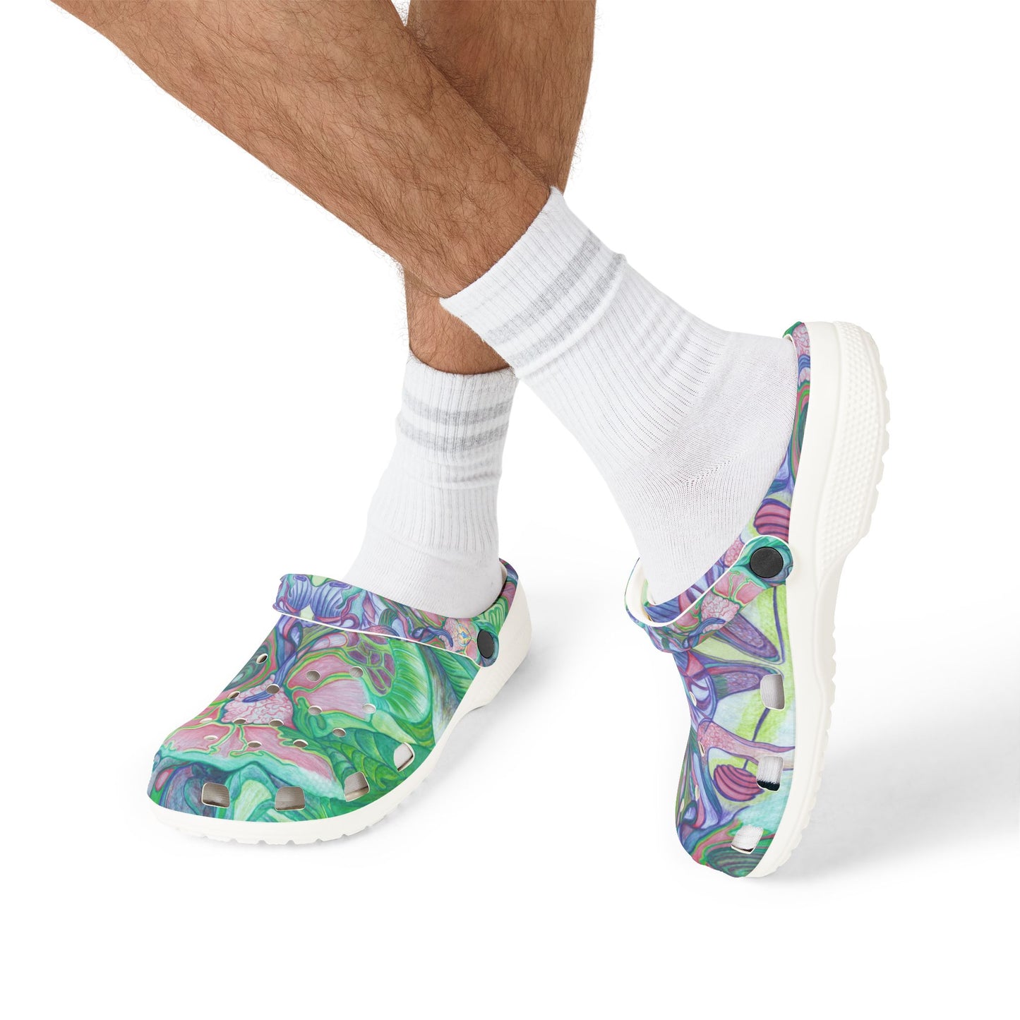 ELEMENTAL GARDEN | Unisex Rubber Clogs | For Adults | NATURE BLOSSOMS