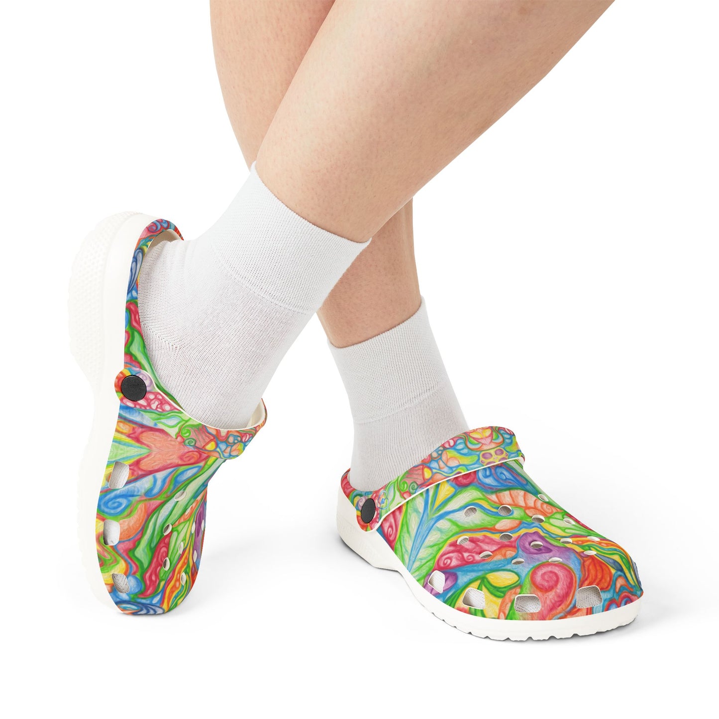 CELEBRATION | Unisex Rubber Clogs | For Adults | BUBBLING LIGHT