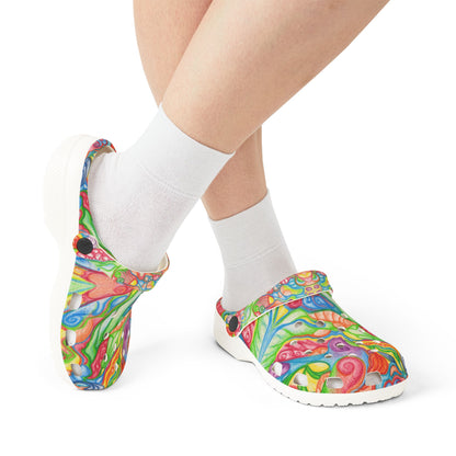 CELEBRATION | Unisex Rubber Clogs | For Adults | BUBBLING LIGHT