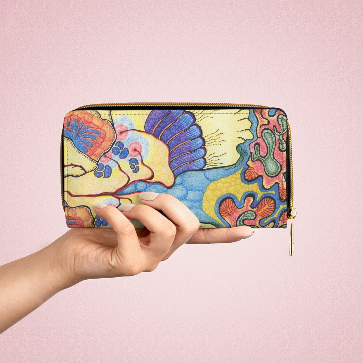 FERTILITY WINGS | Zipper Wallet | CREATIVE ABUNDANCE & PROSPERITY