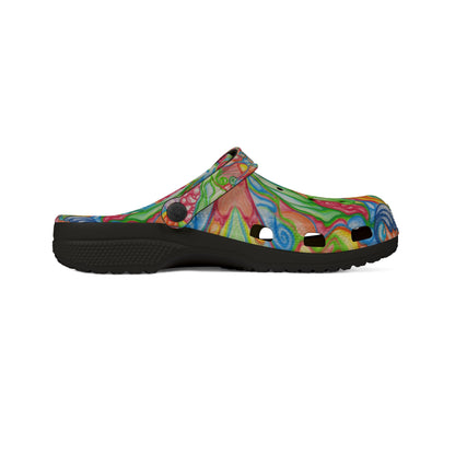 CELEBRATION | Unisex Rubber Clogs | For Adults | BUBBLING LIGHT