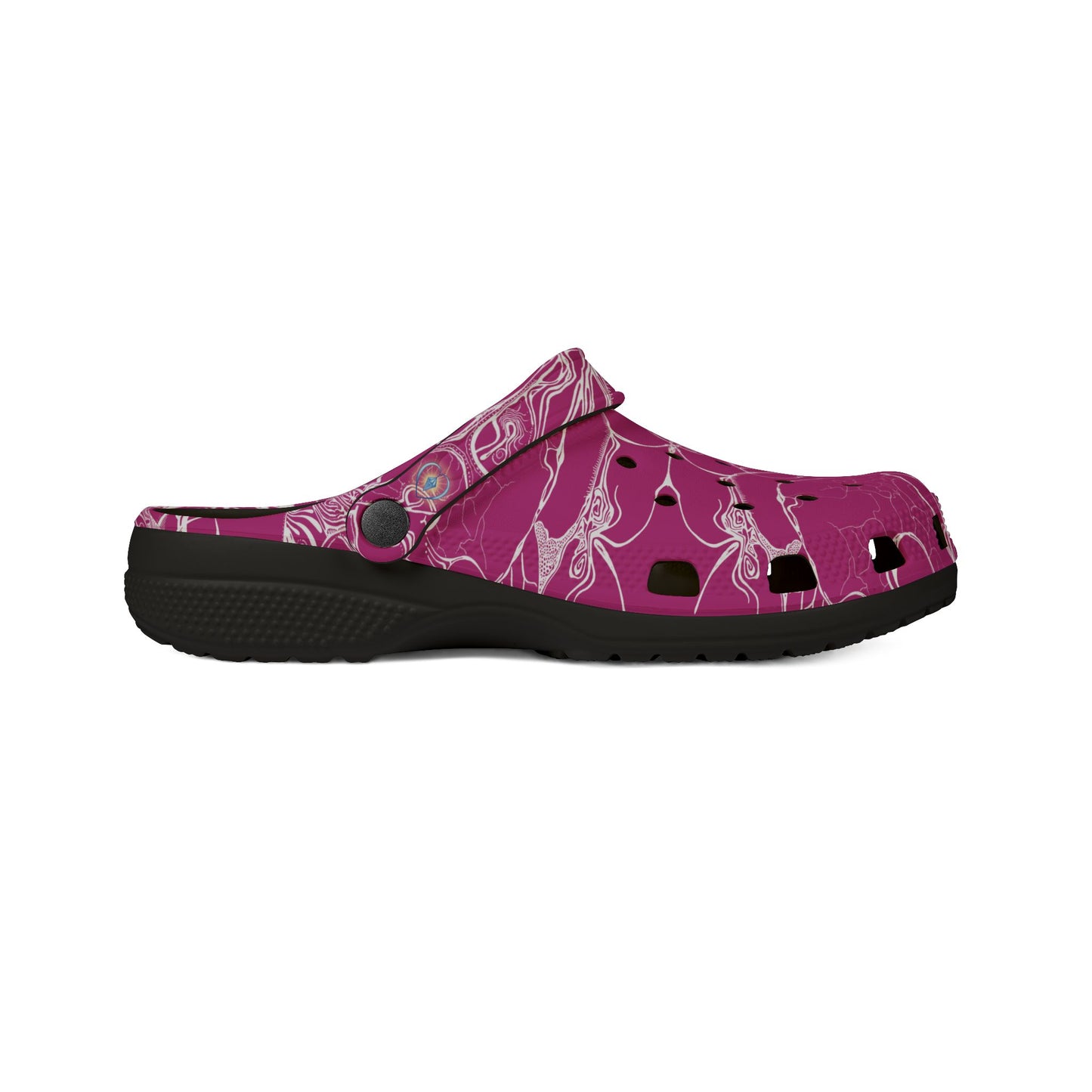 ELEMENTAL VISION | Unisex Rubber Clogs | For Adults | PINK SINCERE