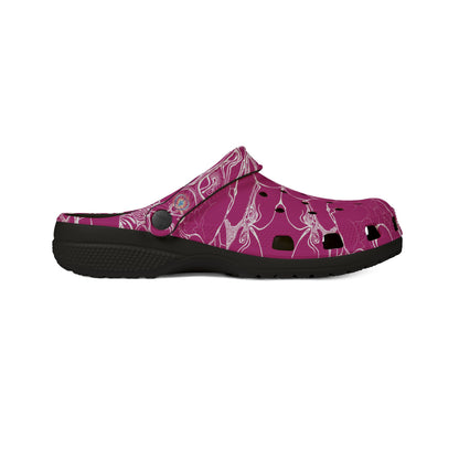ELEMENTAL VISION | Unisex Rubber Clogs | For Adults | PINK SINCERE