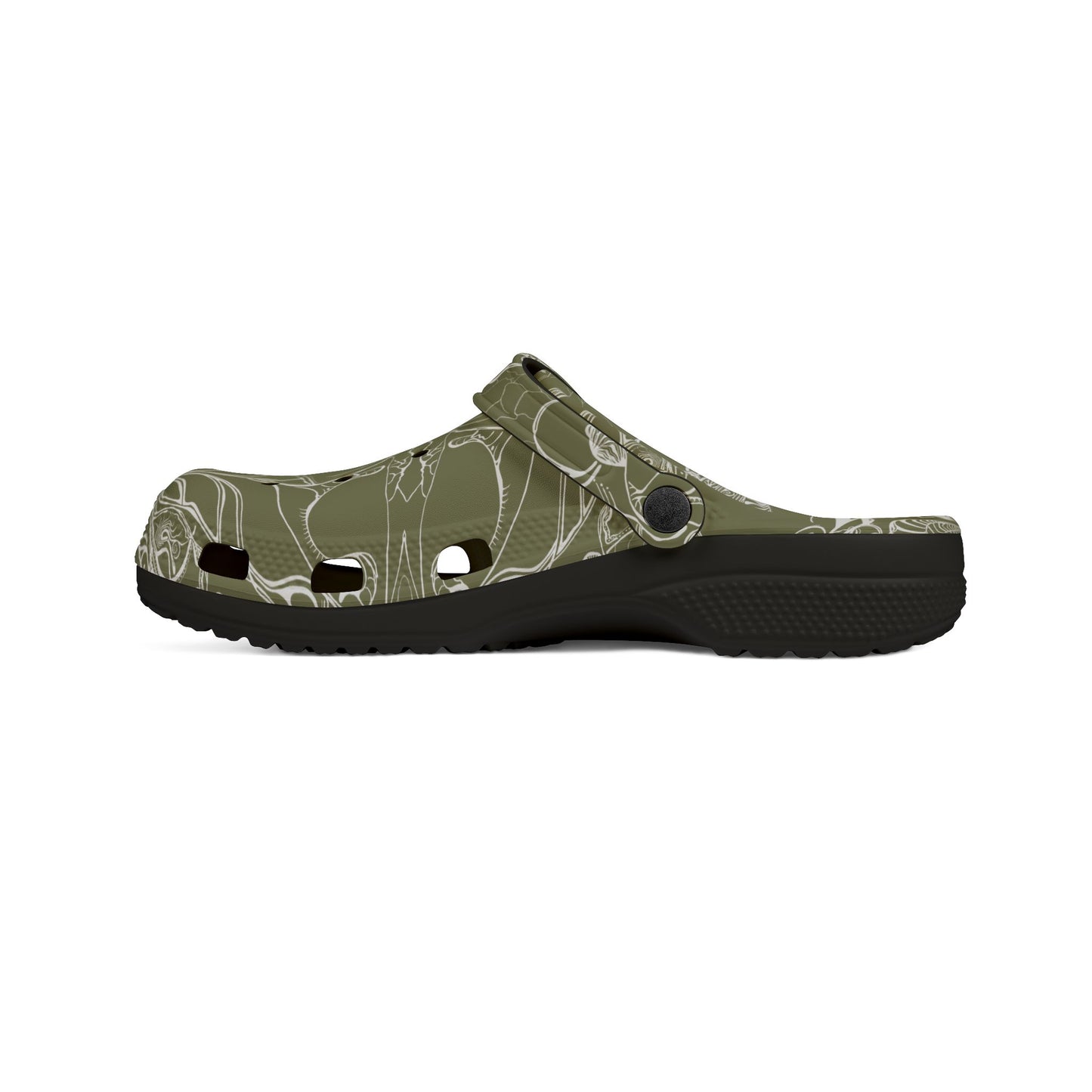 ELEMENTAL VISION | Unisex Rubber Clogs | For Adults | KHAKI BRAVE