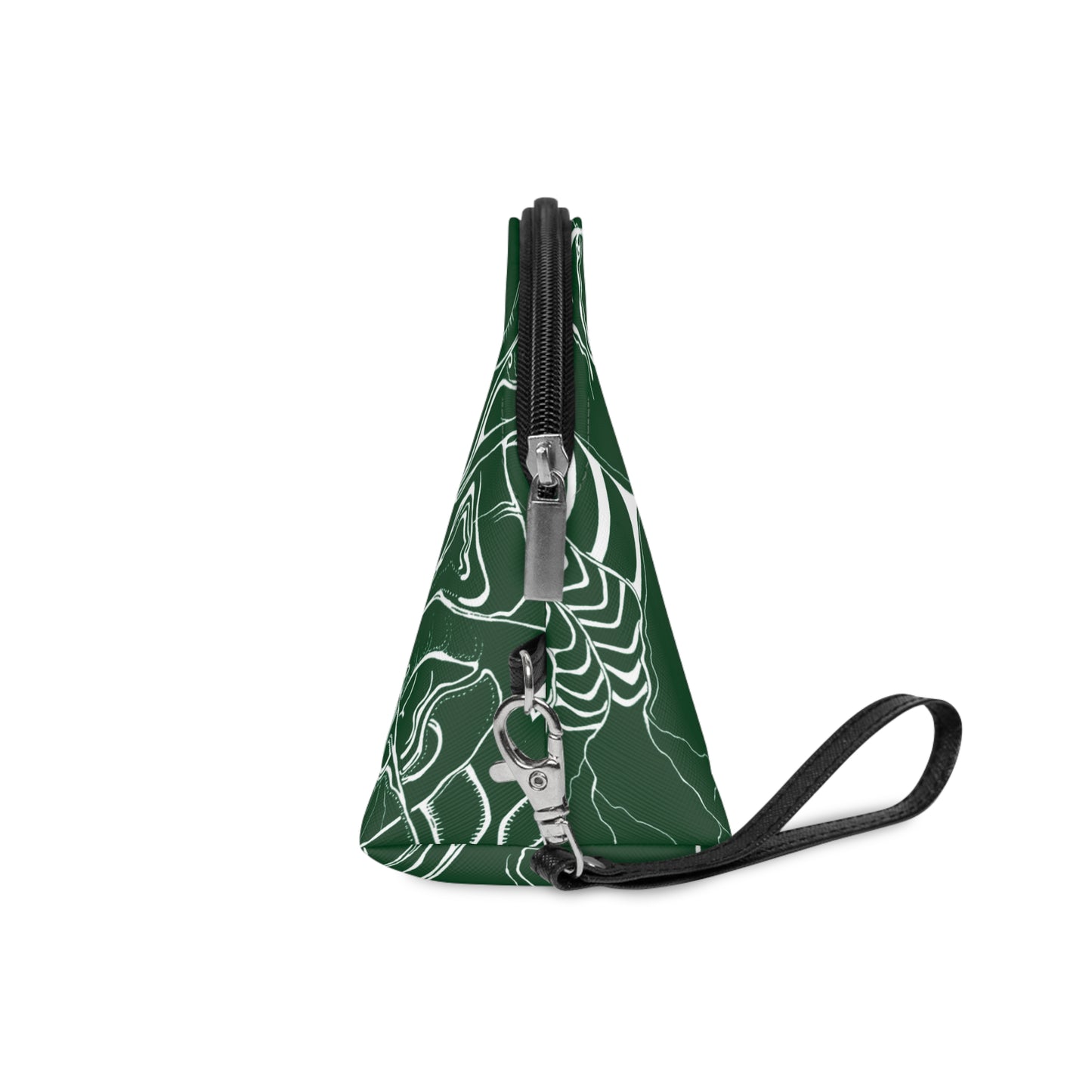 ELEMENTAL VISION | Makeup Bag | Versatile Accessory Radiant Pouch | FOREST GREEN PLENTY