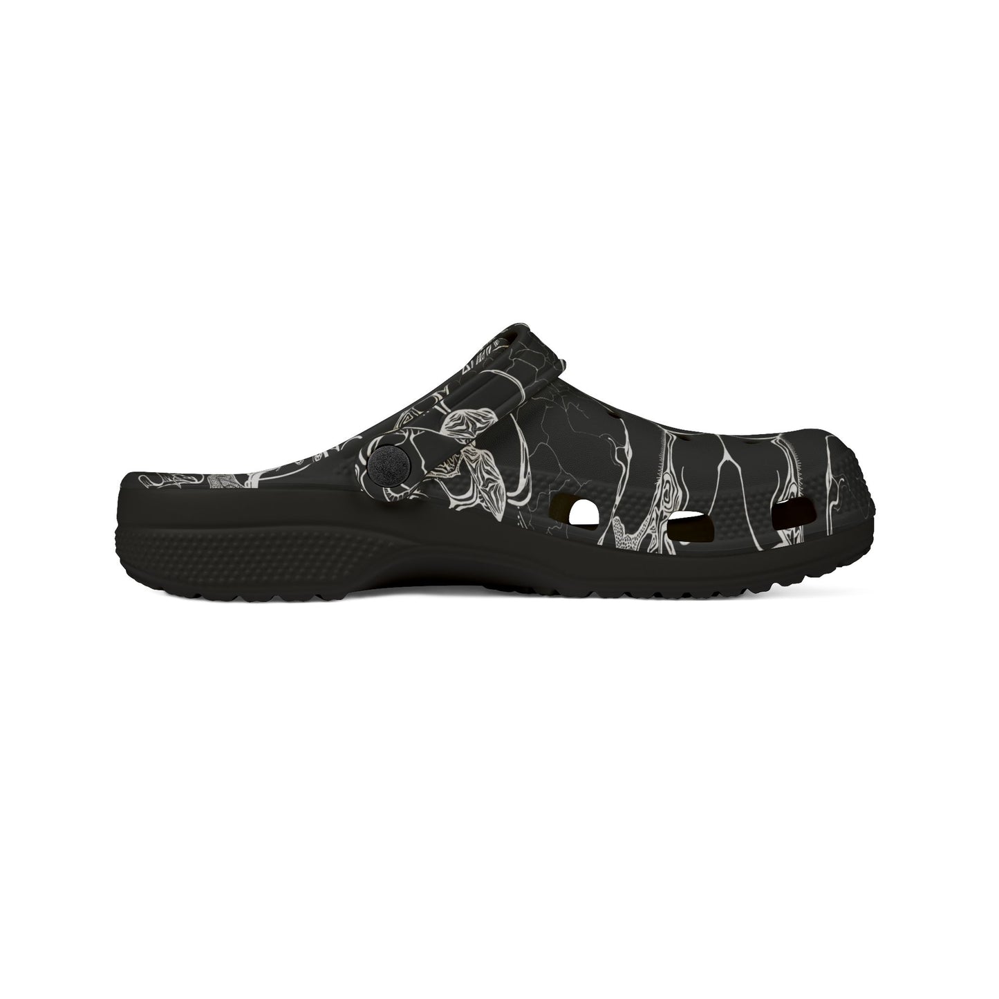 ELEMENTAL VISION | Unisex Rubber Clogs | For Adults | BLACK CLARITY