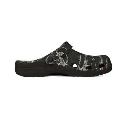 ELEMENTAL VISION | Unisex Rubber Clogs | For Adults | BLACK CLARITY