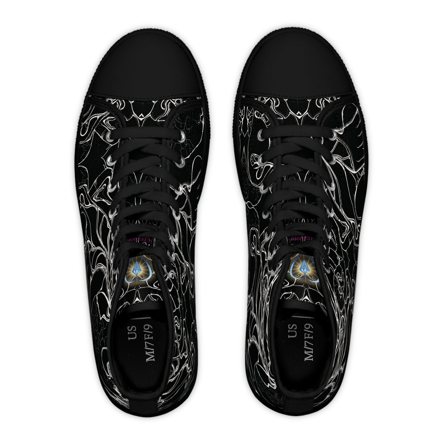 ELEMENTAL VISION Black ~ High-Top Sneakers for Women