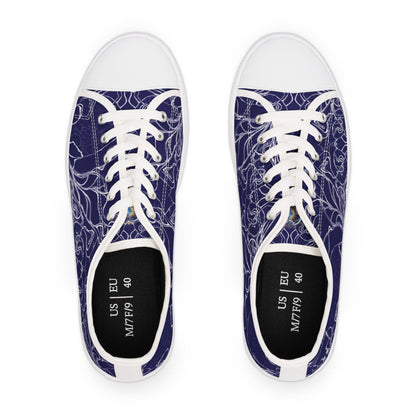 ELEMENTAL VISION Midnight Blue ~ Low-Top Sneakers for Women