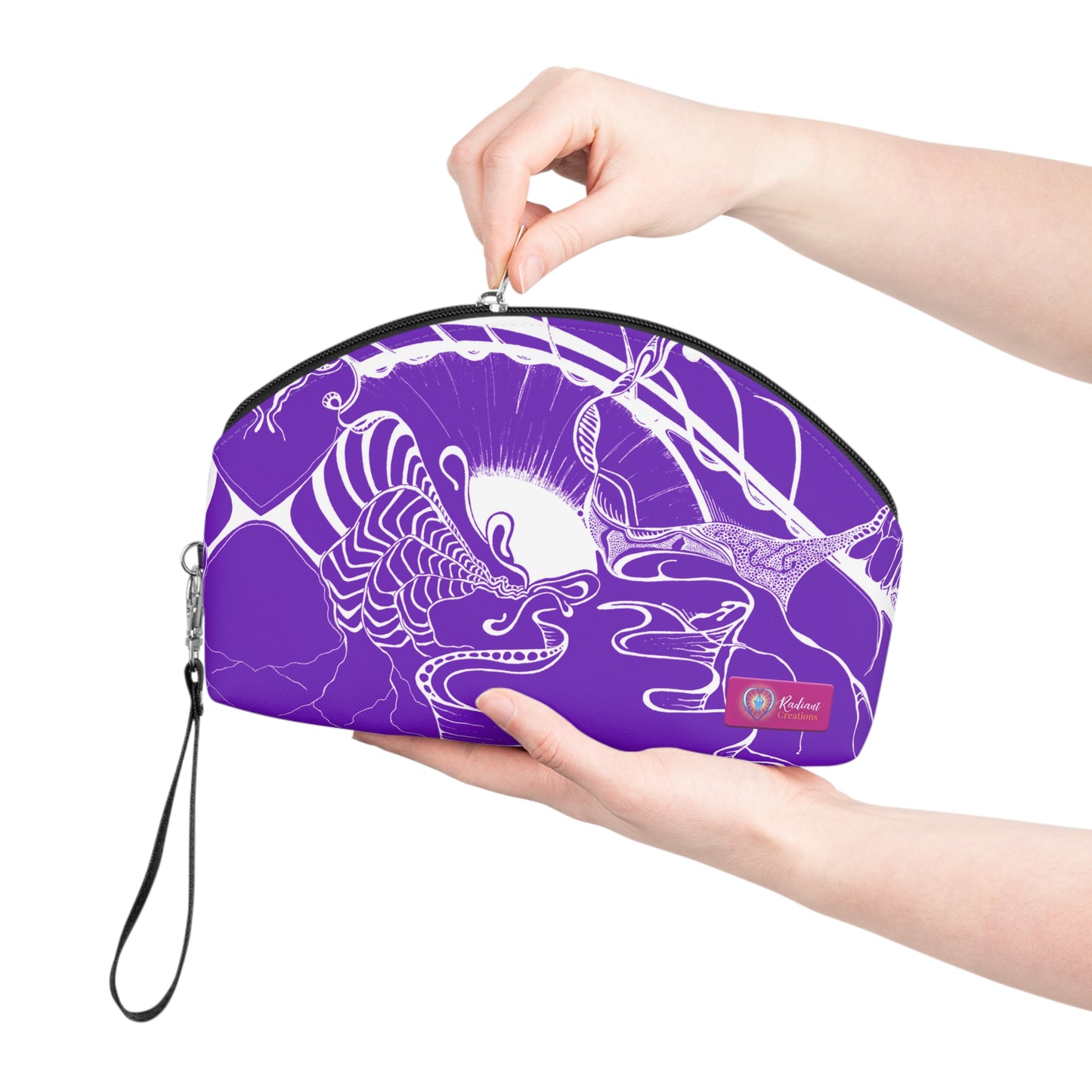 ELEMENTAL VISION | Makeup Bag | Versatile Accessory Radiant Pouch | VIOLET LIGHT HIGHER VISION